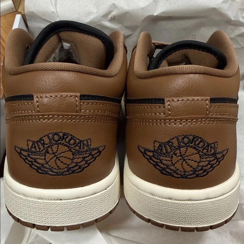 Nike Womens Air Jordan 1 low. New in box. Black and Brown. New in box. - Picture 3 of 7